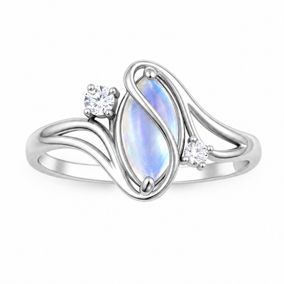 Aveline™ Moonstone Promise Ring