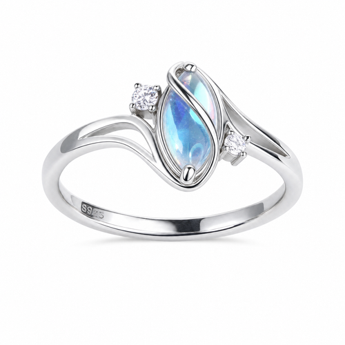 Aveline™ Moonstone Promise Ring