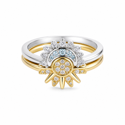 Aveline™ Sun & Moon Promise Ring Set